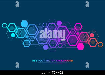 Abstract plexus background with connected lines and dots. Wave flow. Plexus geometric effect Big data with compounds. Lines plexus, minimal array Stock Vector