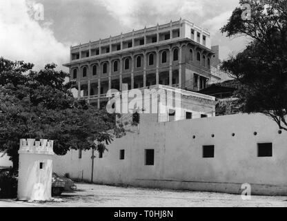 geography / travel, Puerto Rico, San Juan, buildings, seat of government La Fortaleza, exterior view, August 1961, Additional-Rights-Clearance-Info-Not-Available Stock Photo