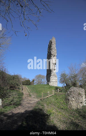 Bramber Castle ruins, West Sussex Stock Photo - Alamy