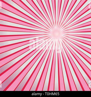 Red rays and background in the sky Stock Vector