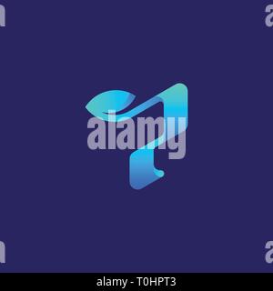 Abstract Letter P Concept illustration vector Design template. Suitable for Creative Industry, Multimedia, entertainment, Educations, Shop, and any re Stock Vector