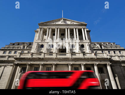 The Bank of England Exterior, Threadneedle Street, London, England, United Kingdom Stock Photo