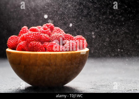 Download A Closeup Photo Of Delicious Raspberries In Plastic Container Stock Photo Alamy Yellowimages Mockups