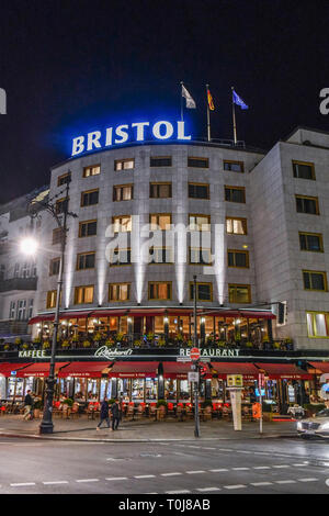 Hotel of Bristol, Kurfürstendamm, Charlottenburg, Berlin, Germany, Hotel Bristol, Deutschland Stock Photo