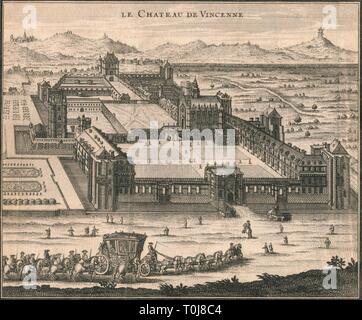 'Le Chateau De Vincenne', 1723. Creator: Unknown. Stock Photo