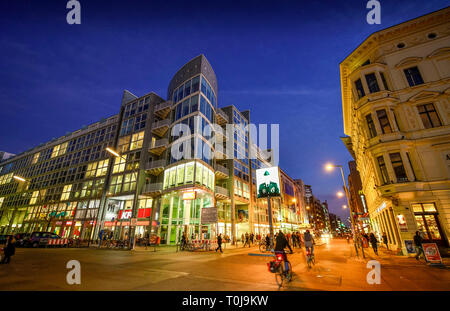 Checkpoint Charlie, middle, Berlin, Germany, Mitte, Deutschland Stock Photo