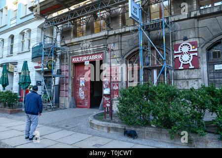 Cultural factory, Lehrter street, middle, Berlin, Germany, Kulturfabrik, Lehrter Straße, Mitte, Deutschland Stock Photo