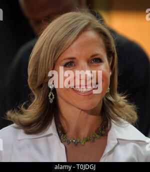 KATIE COURIC AT THE TODAY SHOW'S SUMMER CONCERT SERIES AT NBC STUDIOS, ROCKEFELLER CENTER, NEW YORK CITY 07/02/2005 Photo By John Barrett/PHOTOlink Stock Photo