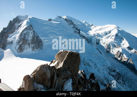 View of Mont Blanc Stock Photo