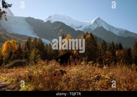 French Alps on autumn Stock Photo