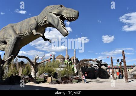 ankara turkey 20th mar 2019 a general view on the opening day of wonderland eurasia which is dubbed as europe s largest theme park credit altan gocher usage worldwide dpa alamy live news stock