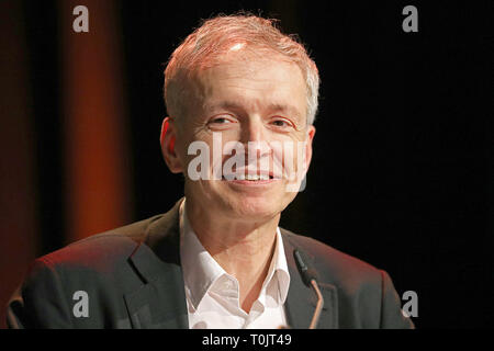 20 March 2019, North Rhine-Westphalia, Köln: The journalist and literary scholar Paul Ingendaay at the Literature Festival Lit.Cologne. Photo: Oliver Berg/dpa