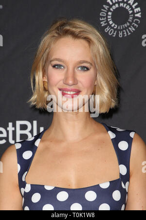 Hollywood CA March 20: Yael Grobglas, arrives for The Paley Center For Media's 2019 PaleyFest LA - 'Jane The Virgin': The Farewell Season at the Dolby Theatre on March 20, 2019 in Hollywood. Credit: Faye Sadou/MediaPunch Stock Photo