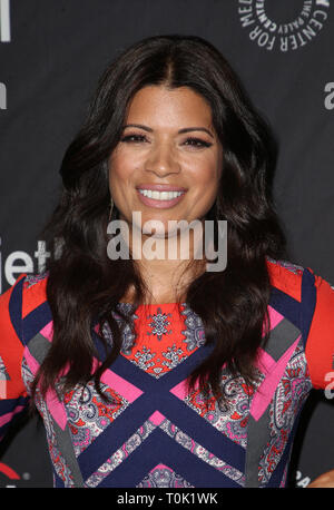 Hollywood CA March 20: Andrea Navedo, arrives for The Paley Center For Media's 2019 PaleyFest LA - 'Jane The Virgin': The Farewell Season at the Dolby Theatre on March 20, 2019 in Hollywood. Credit: Faye Sadou/MediaPunch Stock Photo