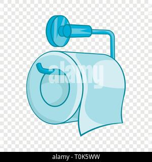 Toilet paper icon in cartoon style Stock Vector
