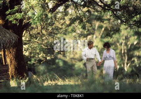 ROBERT REDFORD, MERYL STREEP, OUT OF AFRICA, 1985 Stock Photo