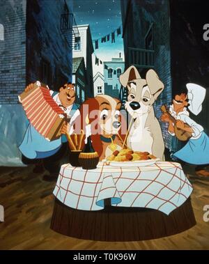 LADY, TRAMP, LADY AND THE TRAMP, 1955 Stock Photo