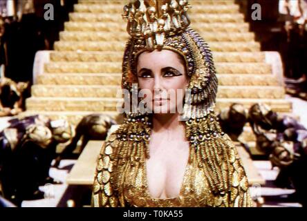 ELIZABETH TAYLOR, CLEOPATRA, 1963 Stock Photo