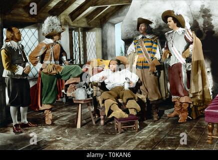 THE THREE MUSKETEERS, VAN HEFLIN, GENE KELLY, GIG YOUNG , ROBERT COOTE, 1948 Stock Photo