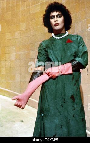 TIM CURRY, THE ROCKY HORROR PICTURE SHOW, 1975 Stock Photo