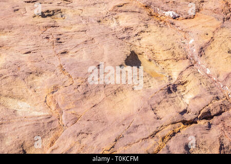 Natural stone background texture, pink, beige color, Kea island, Greece Stock Photo
