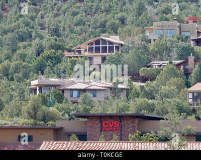 Cvs Pharmacy Building Nestled Into The Red Rocks Of Sedona