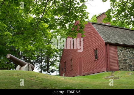 Is a former colonial prison and is one of the oldest prison buildings left in the USA. Now a museum it receives visitors from around the world, especi Stock Photo