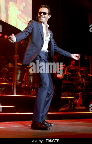 GRAMMY Award-Winning singer Marc Anthony performs at Prudential Center ...