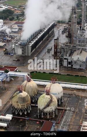 Vista aerea de la refineria en Cosoleacaque /FOTOJAROCHA.COM/ Saul Ramirez /NortePhoto Stock Photo