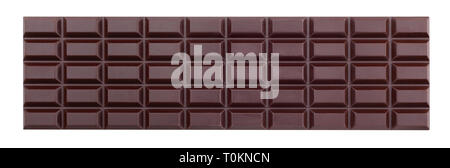 chocolate bar path isolated top view Stock Photo