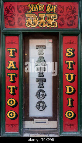 Tattoo studio Stock Photo