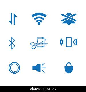 Flat icon for web design or mobile app Stock Vector