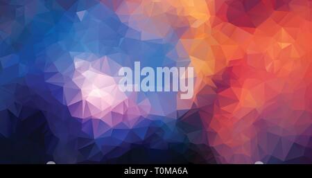 polygonal abstract background consisting of triangles. Polygon Abstract modern Geometric Triangle Background. Stock Vector