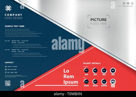 Abstract modern design colors template of geometric business background. You can use for presentation, ad, poster, annual report, print. illustration  Stock Vector