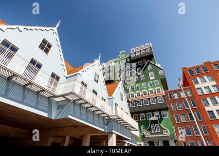 Hotel with exceptional architecture in Zaandam near Amsterdam, Netherlands