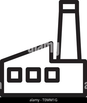 factory icon template Stock Vector