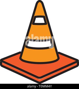 cone, construction icon Stock Vector