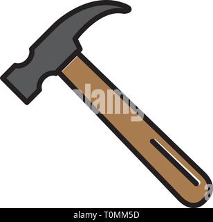 hammer, construction icon Stock Vector