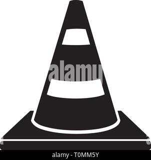 cone, construction icon template Stock Vector