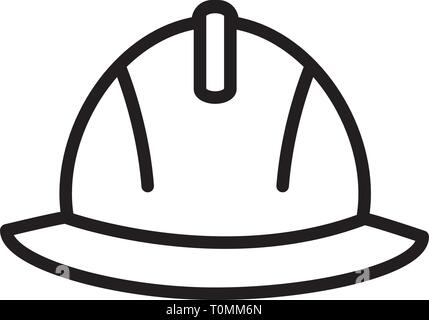 helmet, construction icon Stock Vector