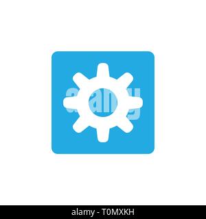 Setting icon. Flat style design Vector Stock Vector