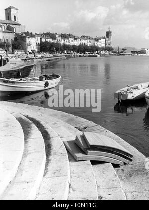geography / travel, France, La Ciotat, harbour, view, 1960s, Additional-Rights-Clearance-Info-Not-Available Stock Photo