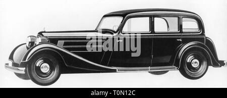 transport / transportation, car, vehicle variants, Audi Front type UV, 1933 - 1934, view from left, illustration, 1930s, Additional-Rights-Clearance-Info-Not-Available Stock Photo