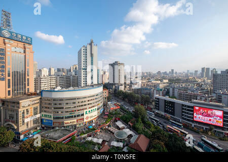 Downtown Kunming, Yunnan province, southwest China Stock Photo