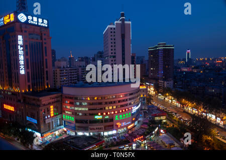 Downtown Kunming, Yunnan province, southwest China Stock Photo