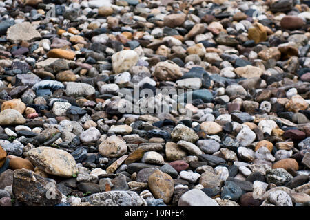 pebbles background Stock Photo