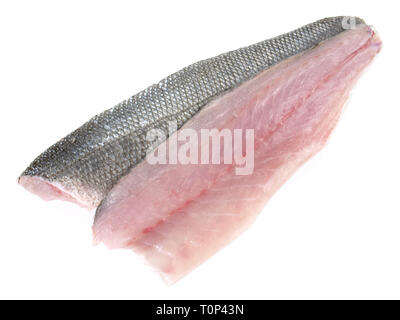 Wolf Fish Fillets Sea Wolf - Fish Fillet on white Background Stock Photo - Alamy