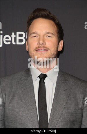 Hollywood CA. 21st Mar, 2019. Chris Pratt, at the PaleyFest presentation of NBC's Parks and Recreation 10th Anniversary Reunion at the Dolby Theatre on March 21, 2019 in Hollywood. Credit: Faye Sadou/Media Punch/Alamy Live News Stock Photo