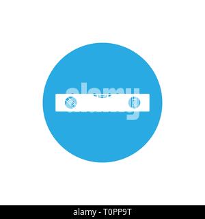 Building level icon. Bubble Level. Vector illustration flat Stock Vector