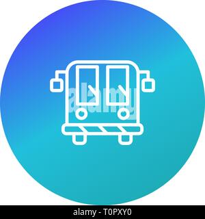 Illustration Airport Bus Icon Stock Photo